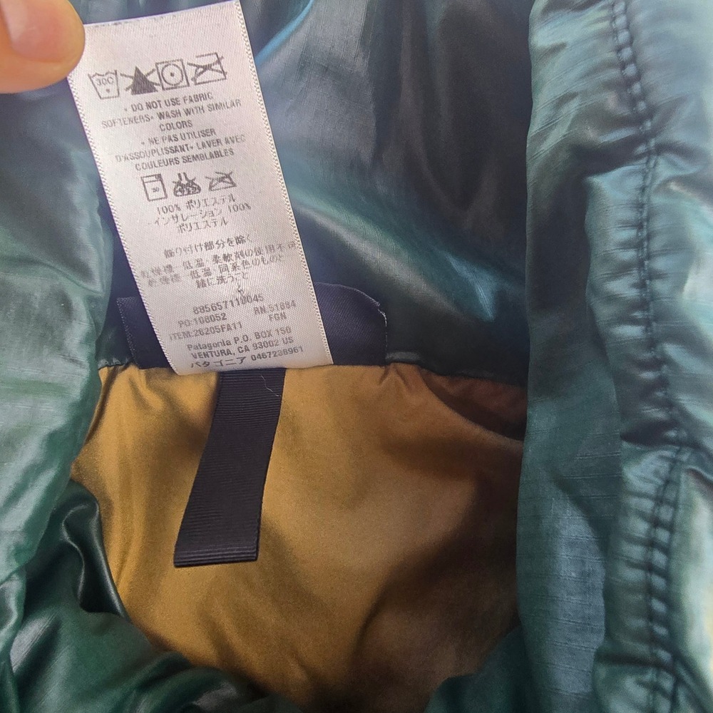 Patagonia Lidia Parka Womens Small Forest Green Puffer Insulated Coat 28205 - Picture 6 of 13